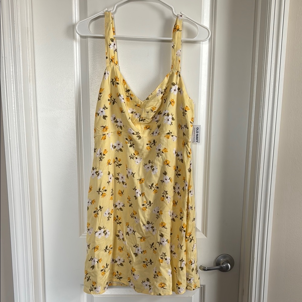 Yellow Floral Dress
